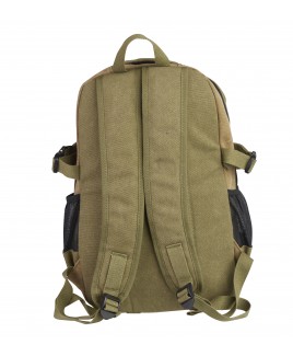 Lorenz Canvas Backpack with 4 Zips & 2 Side Pockets -PRICE DROP !